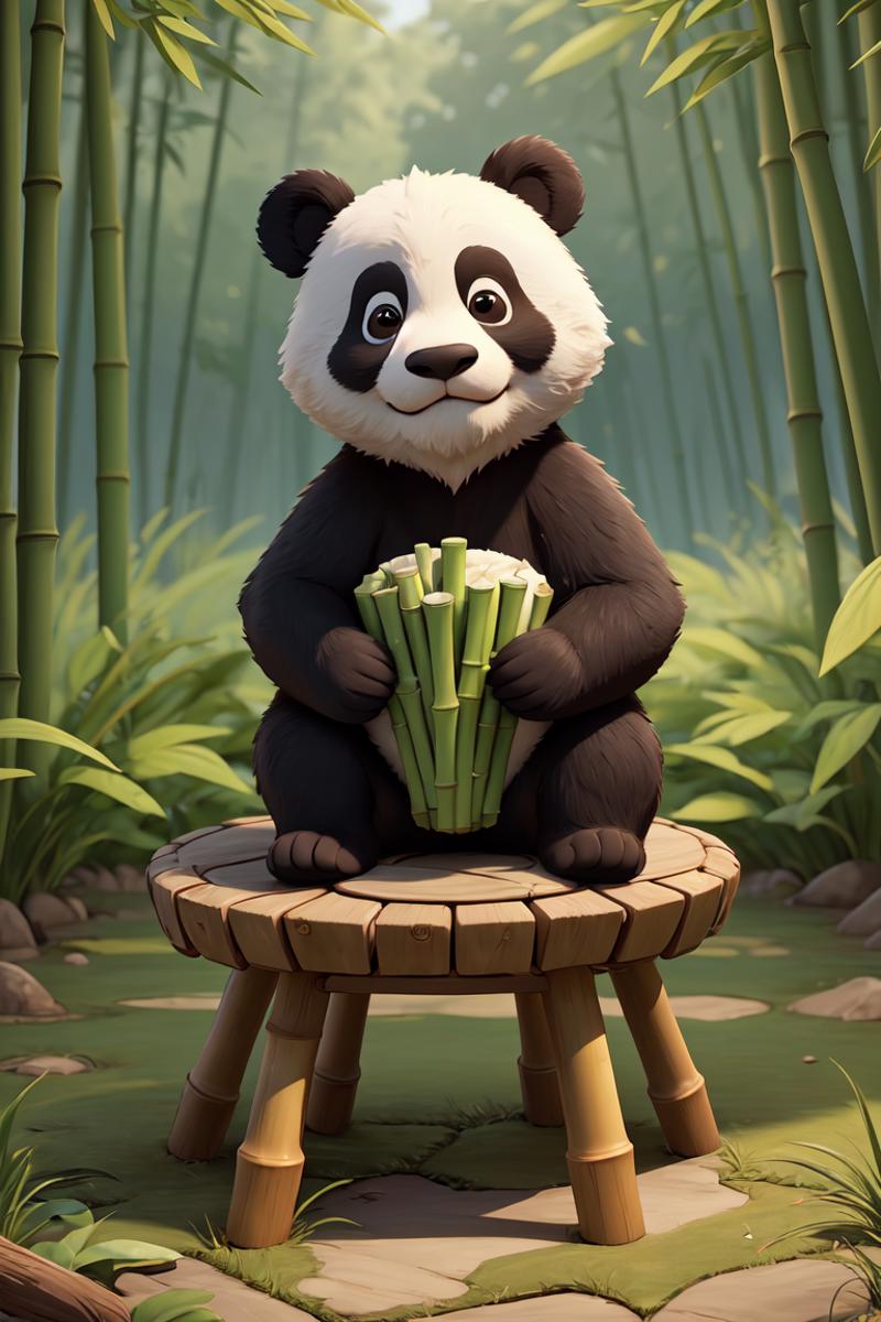 377712-1551611682-no humans,(best quality, masterpiece), panda, holding bamboo, sitting,  solo, full body,  (animal focus_1.1), looking at viewer,.png